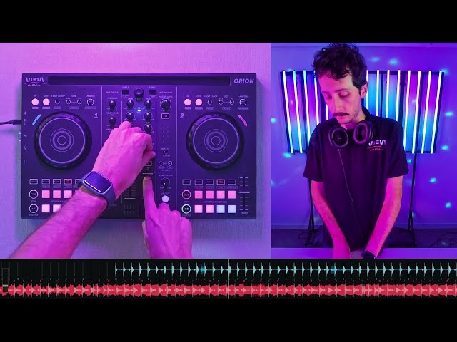 Vídeo relacionado con VIETA PRO Mesa de Mezclas DJ Bluetooth Profesional con Tarjeta de Sonido Integrada. Controladora DJ Con Luces Integradas RGB, Mezclador DJ Controller e Interfaz Audio. Mesa de mezclas DJ (Juno)