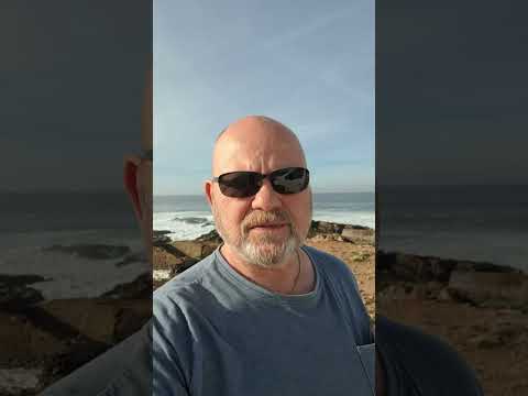 Übernachtung direkt am Meer. Overnatning ved havet.