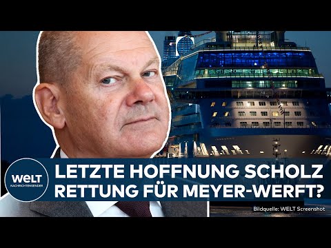 Video Thumbnail: MEYER-WERFT: Drohende Pleite - Kann Scholz 3000 Arbeitsplätze für Schiffsbau-Unternehmen retten?