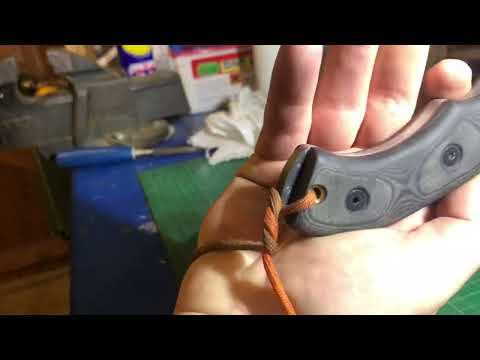 Tom Brown jr Tracker knife mods - Phase 2