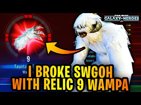 Relic 9 Wampa is Too Much for Galaxy of Heroes to Handle - Don't Try This At Home