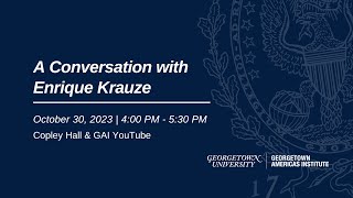 A Conversation with Enrique Krauze