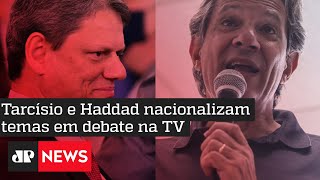 Candidatos ao governo de SP participam de primeiro debate na TV