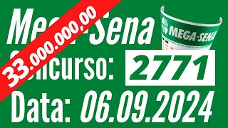 MEGA-SENA de hoje, Mega-Sena de 06/09, Resultado MEGA-SENA,