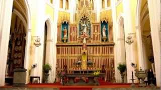 Catholic churches in rural Nam Dinh Province, Vietnam