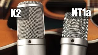 Video thumbnail for Rode K2 vs Rode NT1a (acoustic guitar) (pt.1) by Crash Course Recording