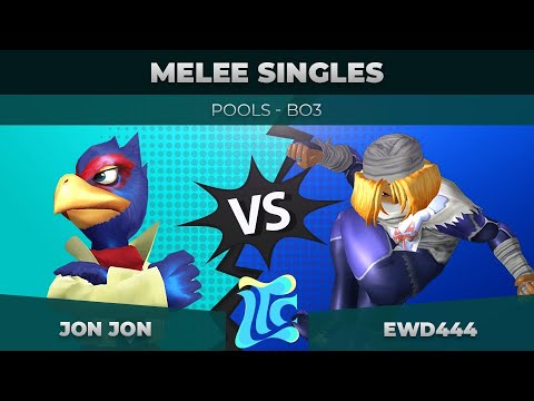 Jon Jon vs Ewd444 - Melee Singles: Pools - Low Tide City | Falco vs Sheik
