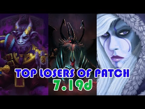 Top 10 biggest losers of patch 7.19d