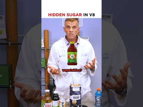 Hidden Sugar in V8 #v8 #vegetables #sugar #sweetness #hiddensugar #eatyourvegetables #fiber