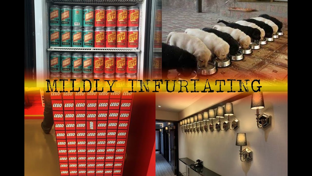 WARNING!! OCD triggers. Mildly infuriating images that could ruin any good day. (Compilation)