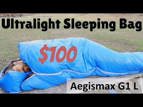 Budget Ultralight Sleeping Bag - Aegismax G1 Long