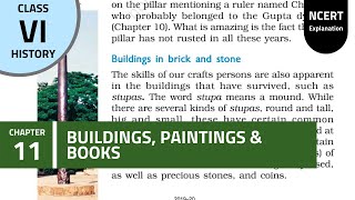 NCERT Class 6 History: Building, Paintings and Books