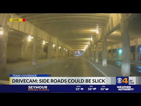 Checking the roads around central Indiana