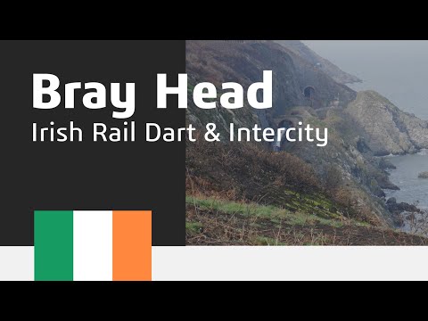 Irish Rail 8100 class Dart & ICR 22000 class Intercity at Bray Head & Greystones HD