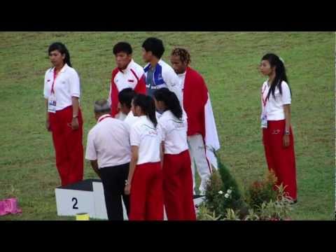 Gary Yeo, 100m men Final (LONGER VERSION) - SEA Games 2011