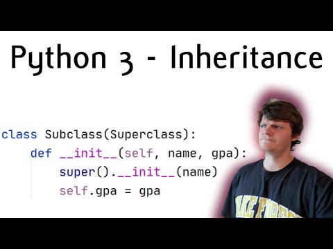 Python 3 Tutorial - Inheritance (Multilevel Inheritance, Multiple Inheritance)