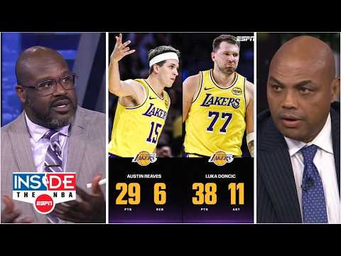 Inside The NBA | Charles & Shaq reacts to Luka & Austin 67-pts power Lakers beat Clippers 125-122