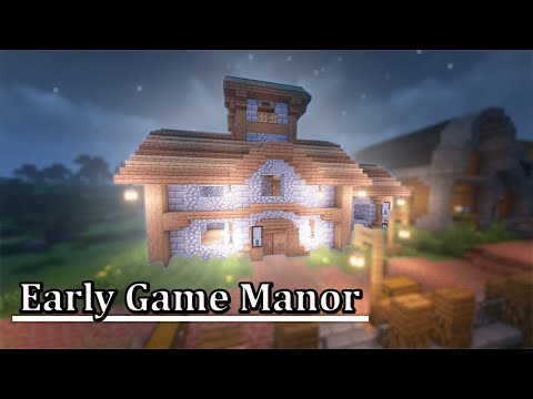 Minecraft -  Large Medieval House tutorial