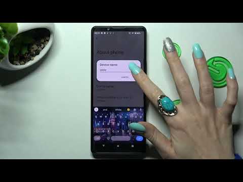 How to Personalize SONY XPERIA 5 IV Name - Change Username