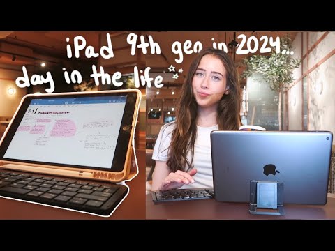 iPad 9th Generation in 2024 Review | iPad day in the life as a student