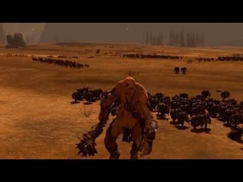 MASSIVE BATTLE - 10000 GREEN SKIN VS MONSTROUS CYGORS - TOTAL WAR WARHAMMER