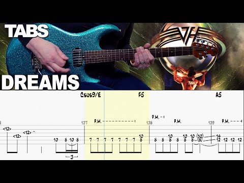 Van Halen - Dreams | Guitar cover WITH TABS | Original/Live