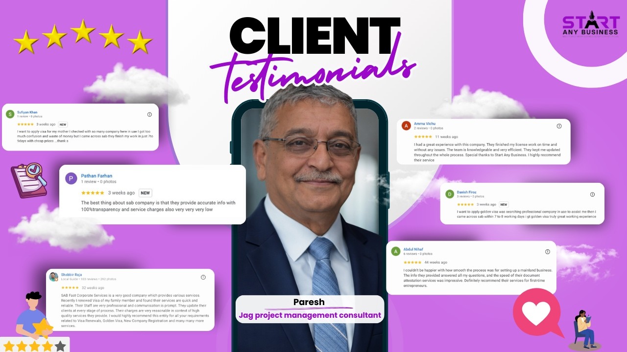Indian Entrepreneur Paresh Sets Up Jag Project Management Consultancy in UAE​