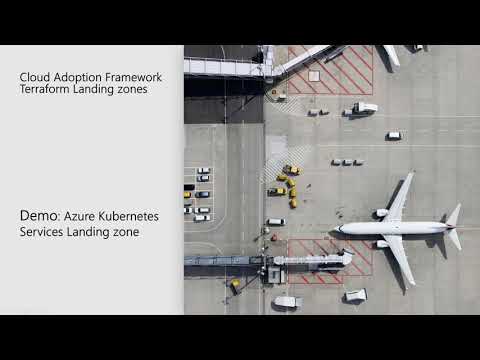 AKS private cluster landing zone