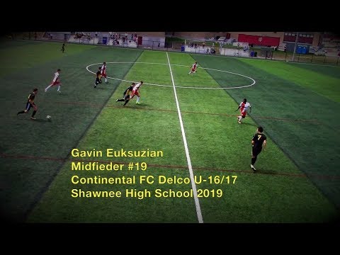 Gavin Euksuzian #19 - Midfielder - U16/17 Continental FC Delco vs. New England Revolution