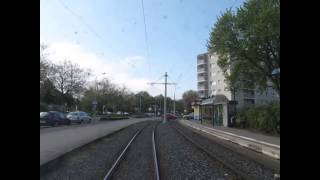 preview picture of video 'Straßenbahn Braunschweig - Braunschweig Tramways - Route 2 - Sachsendamm to Heidberg'