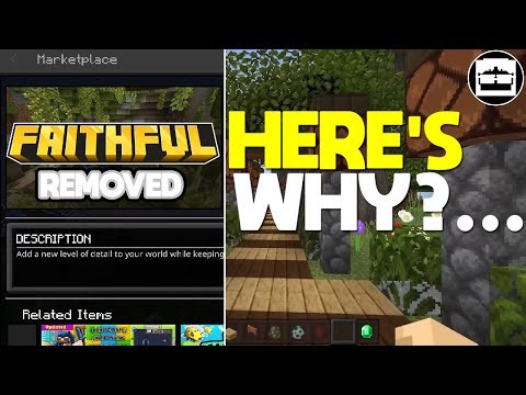 Faithful Texture Pack Removed from Bedrock Marketplace...