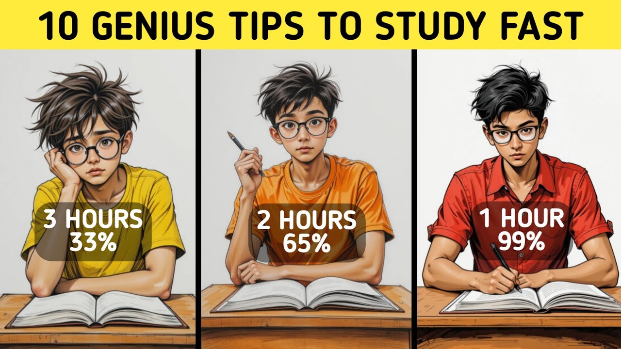10 Genius Study Hacks to Learn Faster & Remember More | Boost Your Grades!