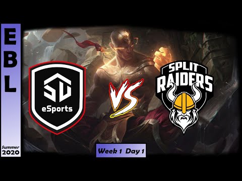 SuppUp eSports vs Split Raiders Highlights | EBL 2020 Summer Week 1 Day 1
