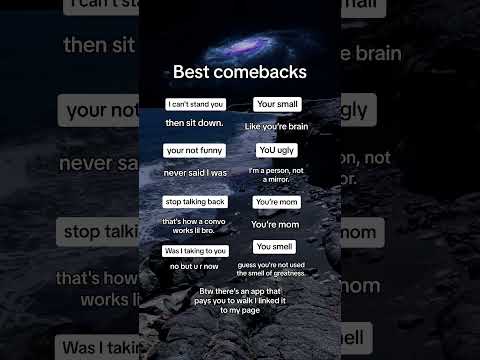 Best comebacks
