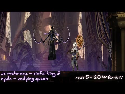 demon hunter: shadow world,vs mehrnaz & ayda,node 5-20 W Rank IV,gameplay.