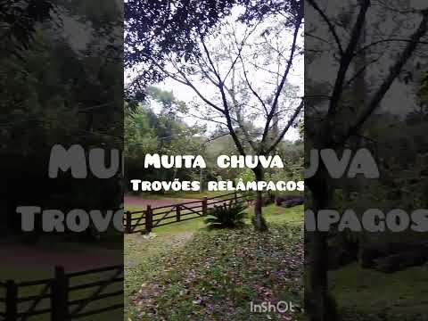 Glorinha RS dia 21-07-2026, chuva, relâmpagos e trovões