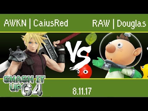 AWKN | CaiusRed (Cloud) vs RAW | Douglas (Olimar) - SIU 64 - Wii U