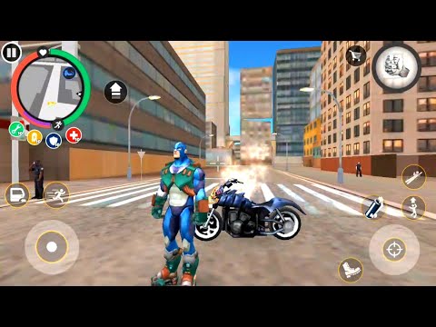 Freeze grenade with military rope hero | Rope hero vice town new game | Games on