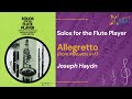 02 - Allegretto - Haydn @115bpm - Solos for the Flute Player