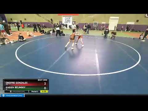 97 Lbs Cons. Round 4 - Jaimon Mogard, IA Vs Finn Stalick, WY 6058