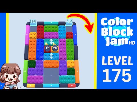 Color Block Jam Level 175 Solution Walkthrough