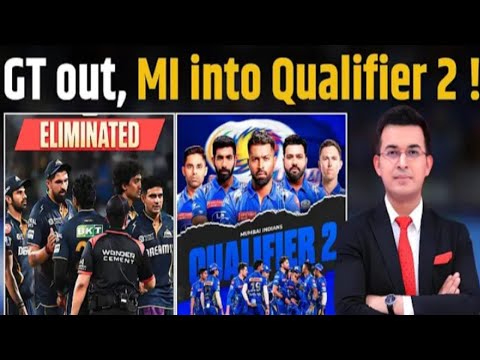 GT vs MI : Mumbai Indians hold their nerve to win by 20 runs, will play PBKS in Qualifier 2.