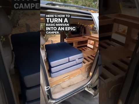 Minivan ➡️ Camper in seconds 😍 this Toyota Sienna has been transformed with our Home On Wheels Kit!