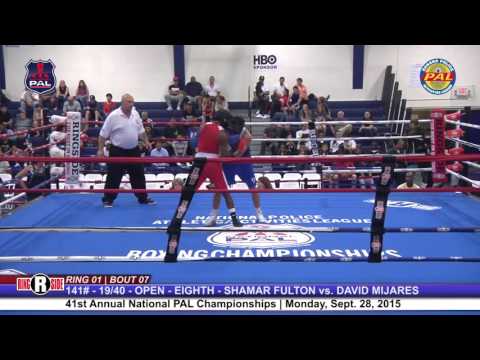41st National PAL Boxing Tournament | Monday, Sept. 28, 2015 • SHAMAR FULTON vs. DAVID MIJARES