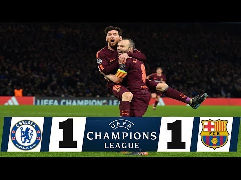 Chelsea vs Barcelona 1 1 Resumen Completo UCL  20 02 2018 HD