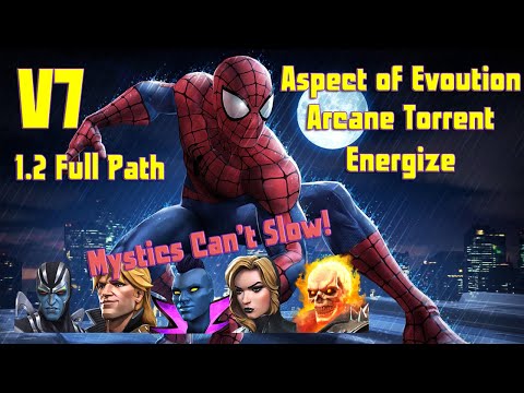 Variant 7: 1.2 Aspect of Evolution + Arcane Torrent + Energize Full Path w/ Spiderman Boss takedown