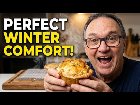 Mushroom & Blue Cheese Pies - The Perfect Winter Comfort Food