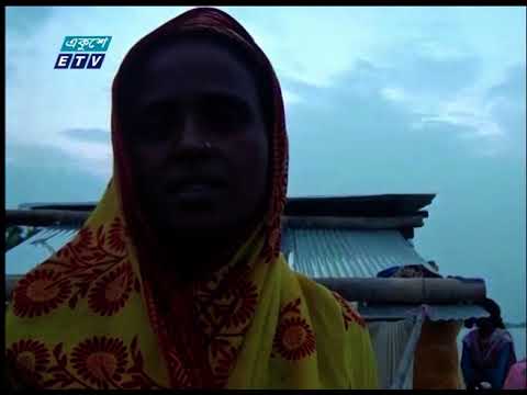 বৃষ্টি ও উজানের ঢলে নদীর পানি বিদপসীমার উপর দিয়ে প্রবাহিত হচ্ছে