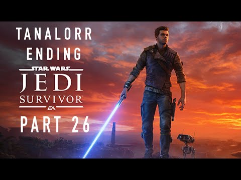 STAR WARS JEDI SURVIVOR PS5 Walkthrough Gameplay Part 26 - TANALORR ENDING (FULL GAME)