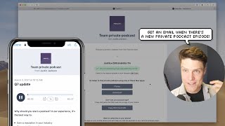 Private podcast subscribers can now receive new episodes by email